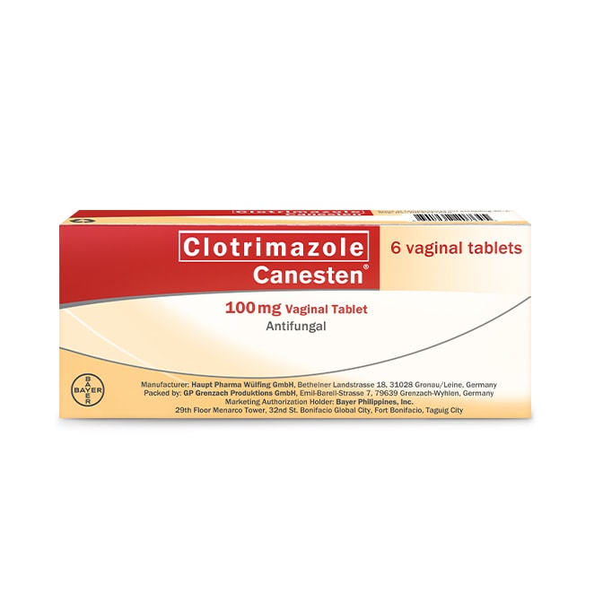 Clotrimazole Canesten 6 Vaginal Tablets 100mg